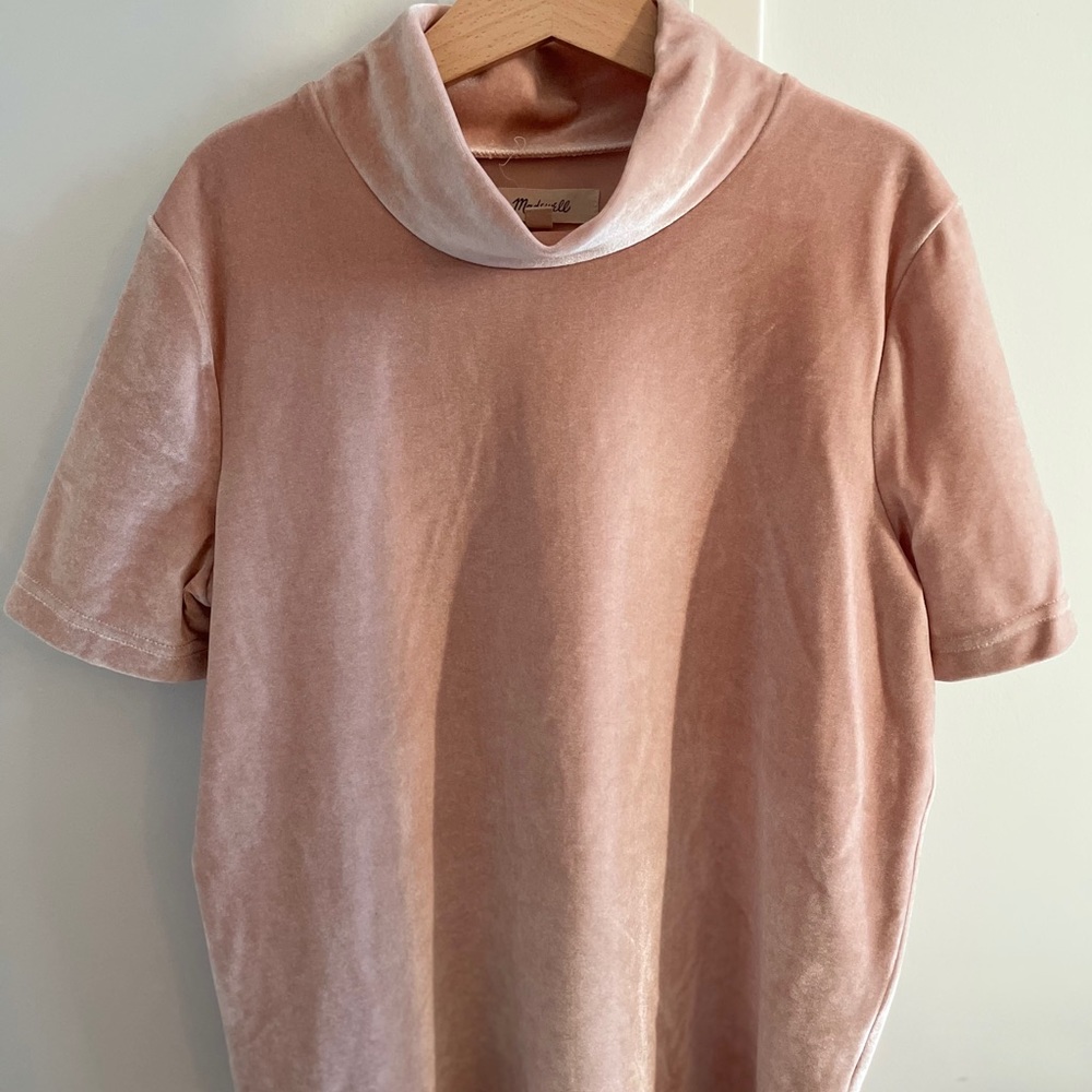Madewell velvet t-shirt